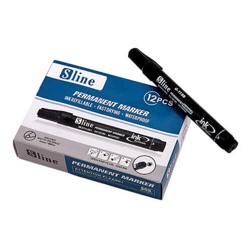 SLINE ΜΑΡΚΑΔΟΡΟΣ ΑΝΕΞΙΤΗΛΟΣ (12τεμ.) - (ΜΑΥΡΟ)