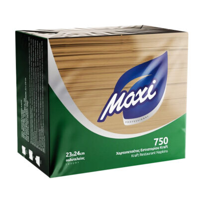 MAXI ΧΑΡΤΟΠΕΤΣΕΤΑ ΠΟΛΥΤ. 1Φ (23x24cm) - (750τεμ.) (ΚΡΑΦΤ)