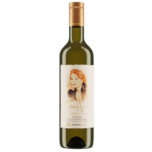 ΓΕΩΡΓΙΑΔΗ ΤΖΟΥΛΙΑ ΡΕΤΣΙΝΑ 500ml vol 11.5% - (ΛΕΥΚΗ ΞΗΡΗ)