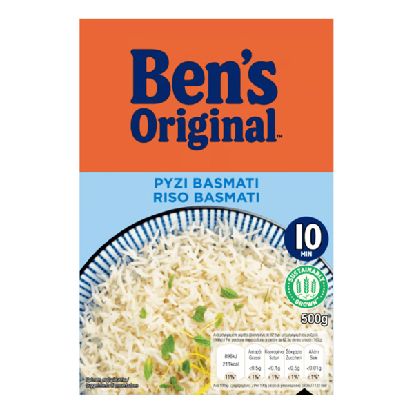 BENS ORIGINAL ΡΥΖΙ 500gr. - (BASMATI 10') (ΚOYTI)