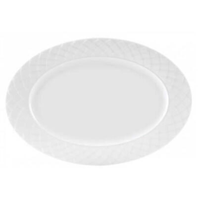 ΠΙΑΤΕΛΑ ΟΒΑΛ COUPE 30cm - (ΛΕΥΚΗ) (06-260)