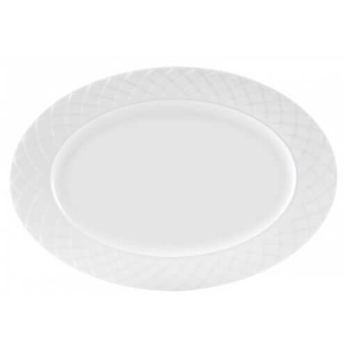 ΠΙΑΤΕΛΑ ΟΒΑΛ COUPE 30cm - (ΛΕΥΚΗ) (06-260)