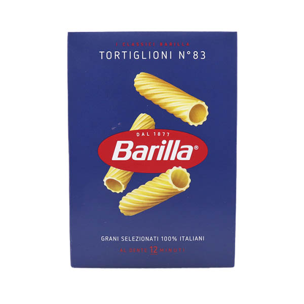 BARILLA 500gr - No  83 (TORTIGLIONI)