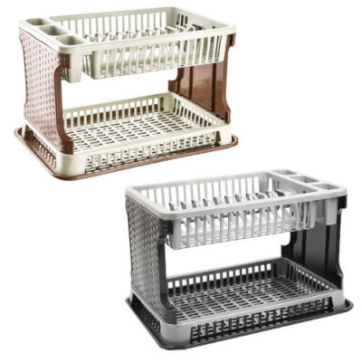 TNS ΠΙΑΤΟΘΗΚΗ ΔΥΟΡΟΦΗ RATTAN (30x44x27cm) - (2 ΧΡΩΜΑΤΑ) (TP7071)