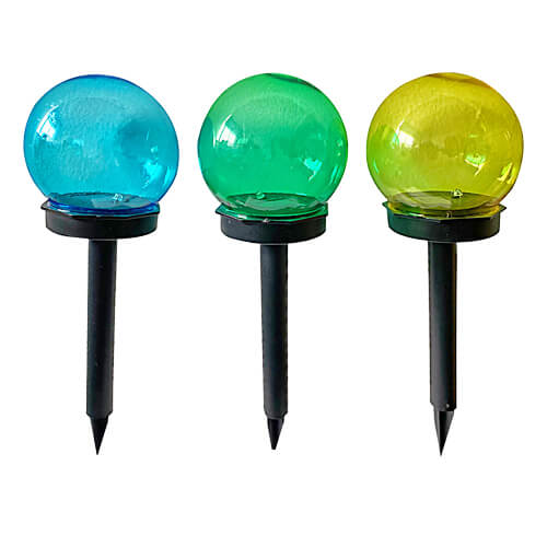 TNS ΦΑΝΑΡΙ ΚΗΠΟΥ ΜΠΑΛΑ ΜΕ ΜΠΑΤΑΡΙΑ ΑΑΑ (10x33cm) - (ΜΑΥΡΟ) (35-950-0881)