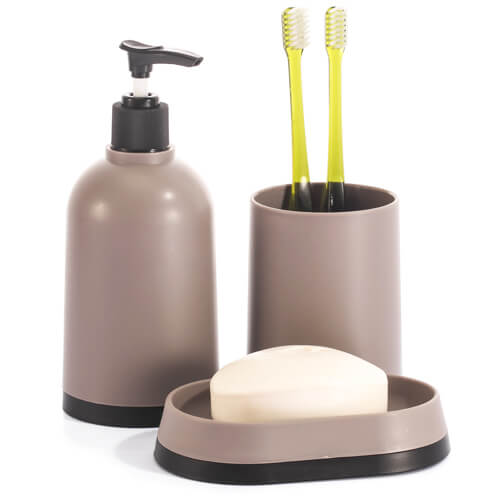 ΚΥΚΛΩΨ ΣΕΤ ΜΠΑΝΙΟΥ 3τεμ. - (TAUPE)