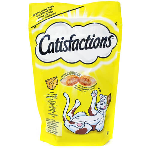 CATISFACTIONS ΓΑΤΟΤΡΟΦΗ ΚΡΟΚΕΤΑ 60gr. - (ΤΥΡΙ)