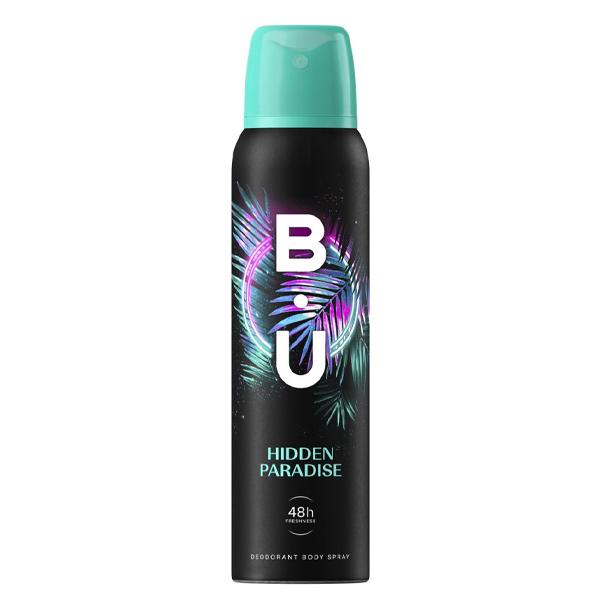 B.U. DEO SPRAY 150ml (HIDDEN PARADISE)