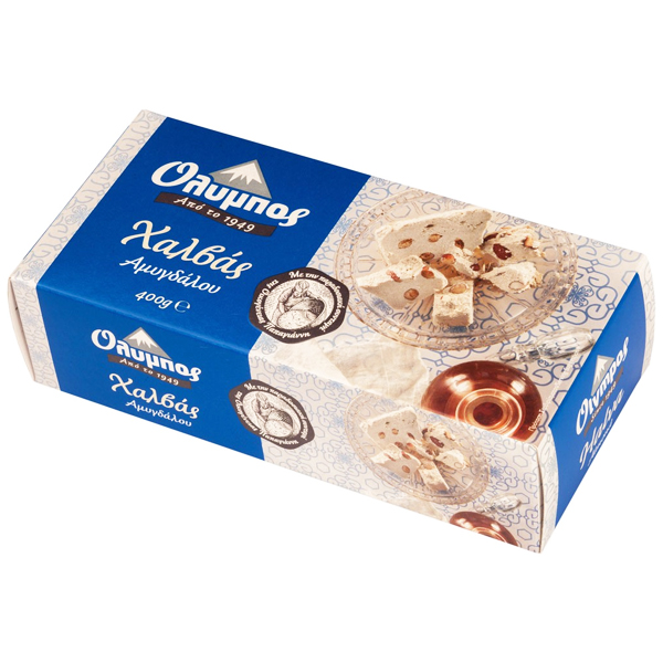 ΟΛΥΜΠΟΣ ΧΑΛΒΑΣ ΣΚΑΦΑΚΙ 400gr. - (ΑΜΥΓΔΑΛΑ)