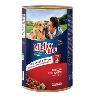 MIGLIOR ΣΚΥΛΟΤΡΟΦΗ ΚΟΝΣΕΡΒΑ 1250gr - (ΒΟΔΙΝΟ)