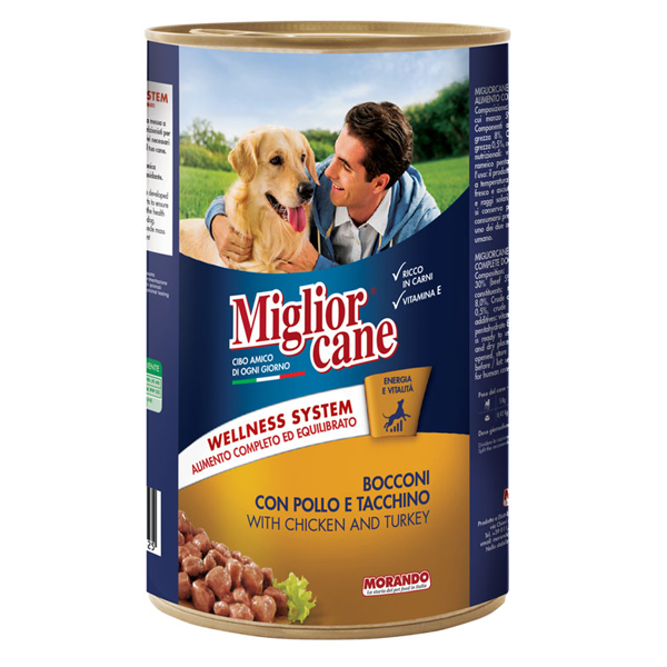 MIGLIOR ΣΚΥΛΟΤΡΟΦΗ ΚΟΝΣΕΡΒΑ 1250gr - (ΚΟΤΟΠΟΥΛΟ-ΓΑΛΟΠΟΥΛΑ)