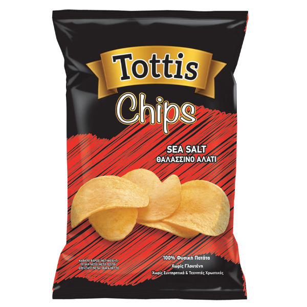 TOTTIS CHIPS 90gr. - (ΑΛΑΤΙ)