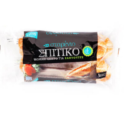 SELECT ΨΩΜΑΚΙ HOT DOG ΜΕ ΣΟΥΣΑΜΙ (4τμχ.) - (ΣΤΑΡΕΝΙΟ)