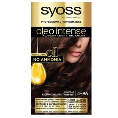 SYOSS ΒΑΦΗ ΜΑΛΛΙΩΝ OLEO - (Ν4-86) (ΚΑΣΤΑΝΟ ΣΟΚΟΛΑΤΙ)