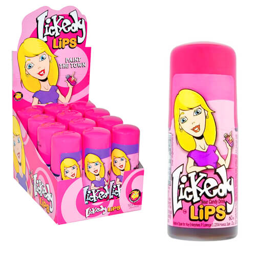 SOUR CANDY DRINK LICKEDY LIPS 60ml (12τεμ)