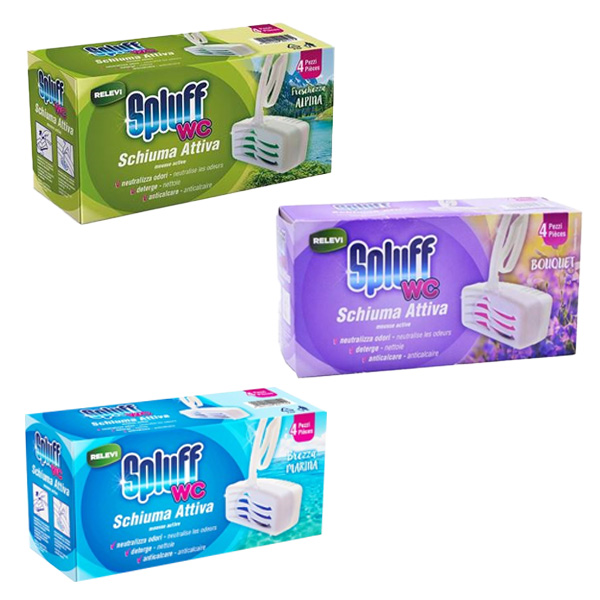 RELEVI WC BLOCK 4x33gr - (ALPINE/BOUQUET/MARINA)