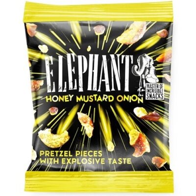 ELEPHANT PRETZEL PIECES 125gr. - (ΜΕΛΙ ΜΟΥΣΤΑΡΔΑ)
