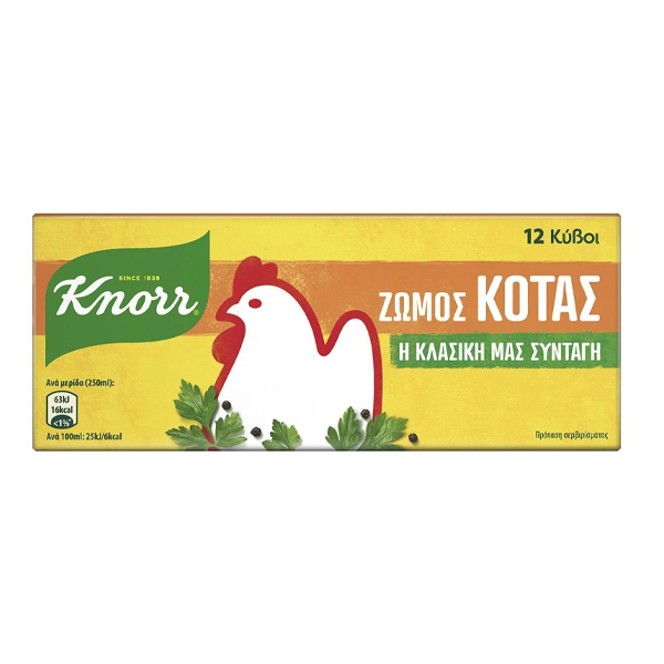 KNORR ΚΥΒΟΣ (6lit x 120gr.) - (ΚΟΤΑ)