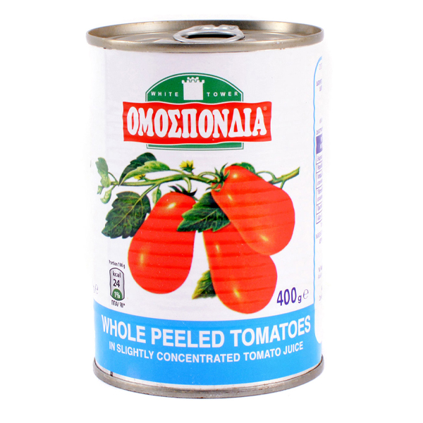 ΟΜΟΣΠΟΝΔΙΑ ΝΤΟΜΑΤΑΚΙΑ 400gr. - (ΟΛΟΚΛΗΡΑ ΑΠΟΦΛΟΙΩΜΕΝΑ)