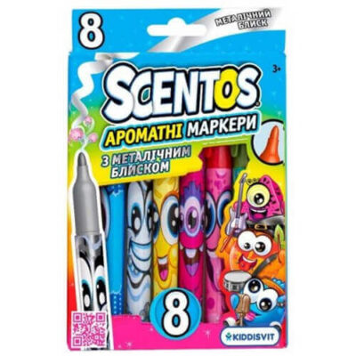 SCENTOS ΑΡΩΜΑΤΙΚΟΙ ΜΑΡΚΑΔΟΡΟΙ METALLICS - (8 ΧΡΩΜΑΤΑ) (37915)