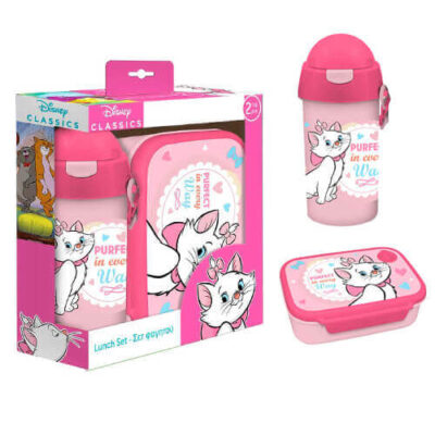 ΦΑΓΗΤΟΔΟΧΕΙΟ ΚΑΙ ΠΑΓΟΥΡΙ ΠΛΑΣΤΙΚΟ ΣΕΤ - (MARIE CAT) (563077)