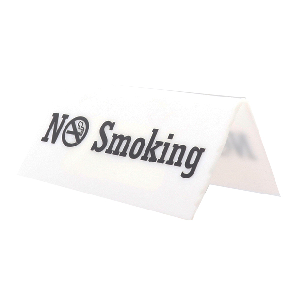ΣΗΜΑΝΣΗ PG ΜΑΥΡΟ (10x5cm) - (NO SMOKING) (400335)