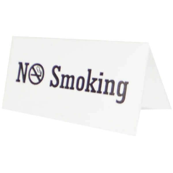 ΣΗΜΑΝΣΗ PG ΛΕΥΚΟ (10x5cm) - (NO SMOKING) (400336)