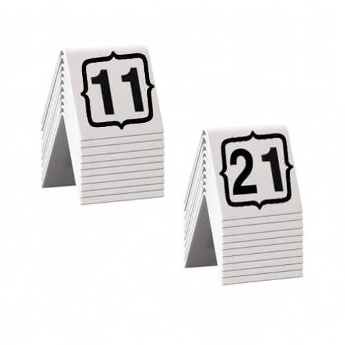 ΑΡΙΘΜΟΙ ΤΡΑΠΕΖΙΩΝ - (ΣΕΤ 21-40) (5x5cm) (600567)