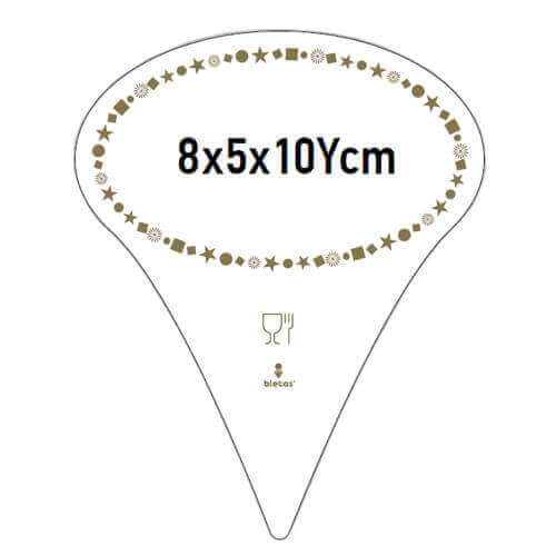 ΚΑΡΦΙ PVC (5τεμ.) (8x10cm) - (ΟΒΑΛ) (600230)