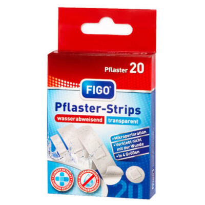 FIGO ΑΔΙΑΒΡΟΧΑ ΑΥΤΟΚΟΛΛΗΤΑ ΕΠΙΘΕΜΑΤΑ ΜΙΧ (20τεμ.) - (ΔΙΑΦΑΝΗ)