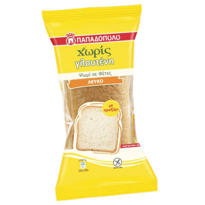 ΠΑΠΑΔΟΠΟΥΛΟΥ ΨΩΜΙ ΦΕΤΕΣ ΧΩΡΙΣ ΓΛΟΥΤΕΝΗ 300gr. - (ΛΕΥΚΟ)