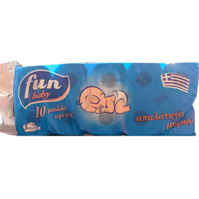 FUN BABY ΧΑΡΤΙ ΡΟΛΛΟ ΥΓΕΙΑΣ 3ΦΥΛΛΟ (10x85gr)