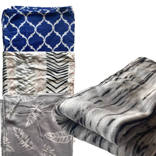 TNS ΚΟΥΒΕΡΤΑ FLEECE ΕΜΠΡΙΜΕ ΜΟΝΗ (150x220cm) (TNS/150PR/22) - (39-950-2073)