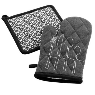 CUISILINE ΣΕΤ ΓΑΝΤΙ ΚΑΙ ΠΙΑΣΤΡΑ 18Χ28/20Χ20 - (ΣΚΟΥΡΟ ΓΚΡΙ)