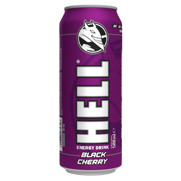 HELL ENERGY DRINK 500ml - (BLACK CHERRY)