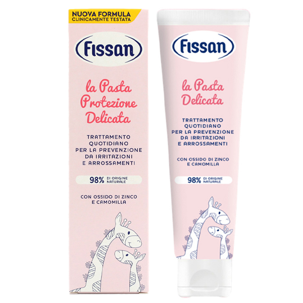 FISSAN ΚΡΕΜΑ 100ml - (ΜΕ ΧΑΜΟΜΗΛΙ)(PASTA DELICATA /ΡΟΖ)