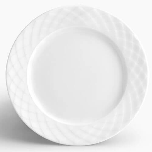 ΙΩΝΙΑ ΙΤΕΑ ΠΙΑΤΟ ΡΗΧΟ 20cm - (ΛΕΥΚΟ)