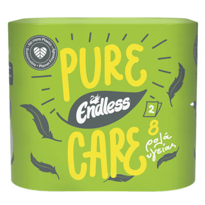 ENDLESS ΧΑΡΤΙ ΥΓΕΙΑΣ PURE CARE  2ply - (80gr. x 8 ΡΟΛΛA)