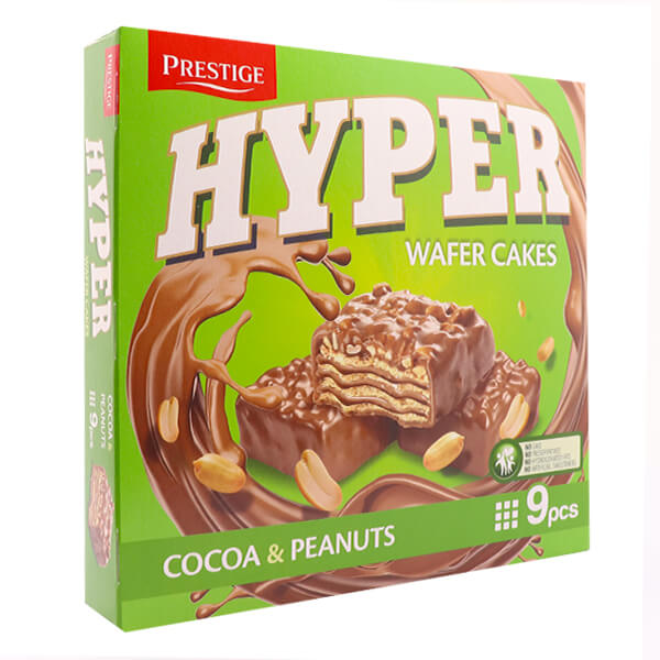 HYPER ΓΚΟΦΡΕΤΑΚΙΑ 167gr - (ΚΑΚΑΟ ΚΑΙ ΦΥΣΤΙΚΙΑ)