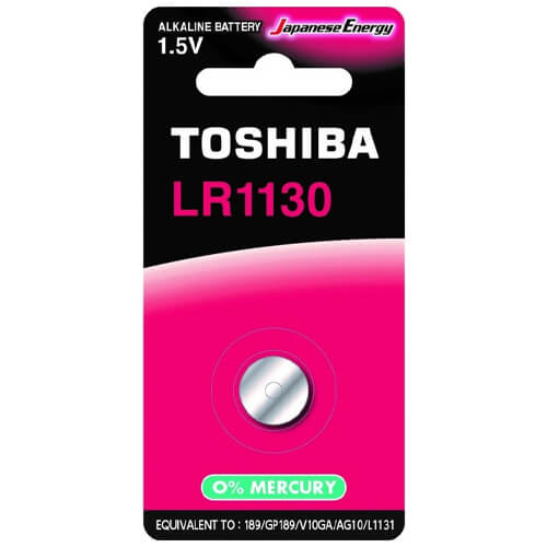 TOSHIBA ΜΠΑΤΑΡΙΑ (LR1130 BP-1C) - (ΜΕ ΦΟΡΟ 0,01€)