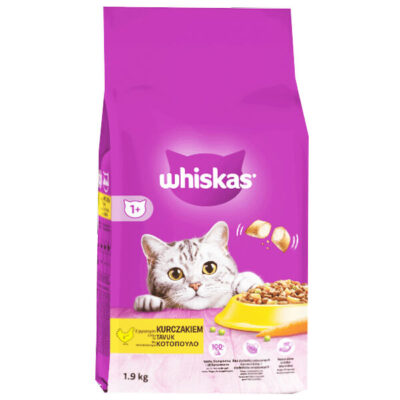 WHISKAS ΓΑΤΟΤΡΟΦΗ ΚΡΟΚΕΤΑ 1.9kg - (ΚΟΤΟΠΟΥΛΟ)