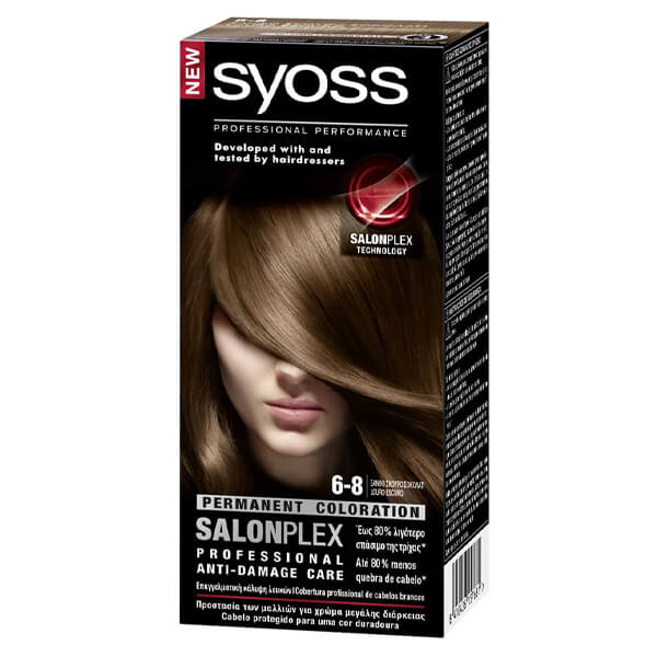 SYOSS ΒΑΦΗ ΜΑΛΛΙΩΝ - (Ν6-8) (ΞΑΝΘΟ ΣΚΟΥΡΟ ΣΟΚΟΛΑ)