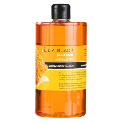 LILIA BLACK ΑΦΡΟΛΟΥΤΡΟ 800ml - (ΜΕΛΙ ΚΑΙ ΓΑΛΑ)