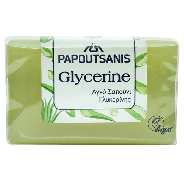 PAPOUTSANIS ΣΑΠΟΥΝΙ 125gr. ΓΛΥΚΕΡΙΝΗΣ - (ΠΡΑΣΙΝΟ)