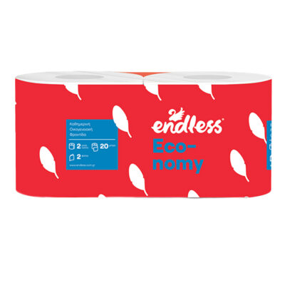 ENDLESS ΧΑΡΤΙ ΥΓΕΙΑΣ ECONOMY 2ply - (65gr. x 2 ΡΟΛΛA)