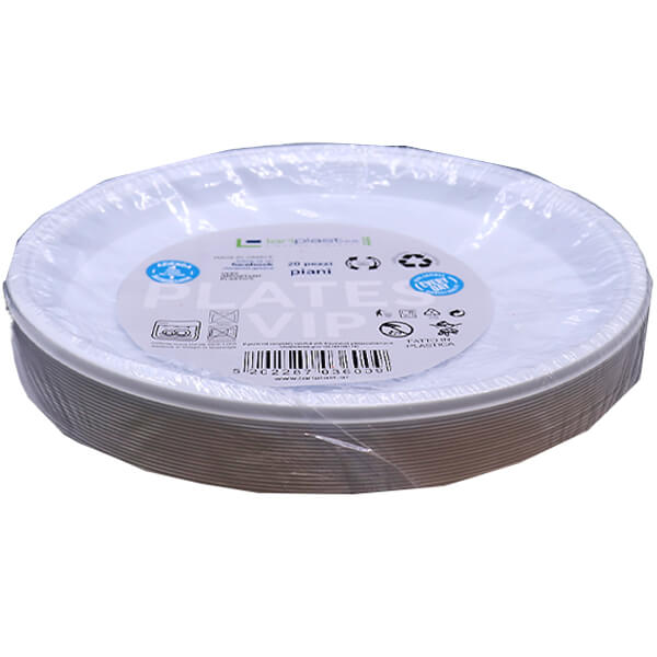 LARIPLAST ΠΙΑΤΑ ΠΛΑΣΤΙΚΑ ΕΠΑΝΑΧΡΗΣΙΜΟΠΟΙΟΥΜΕΝΑ Νο3 - 22cm - (20τεμ.)