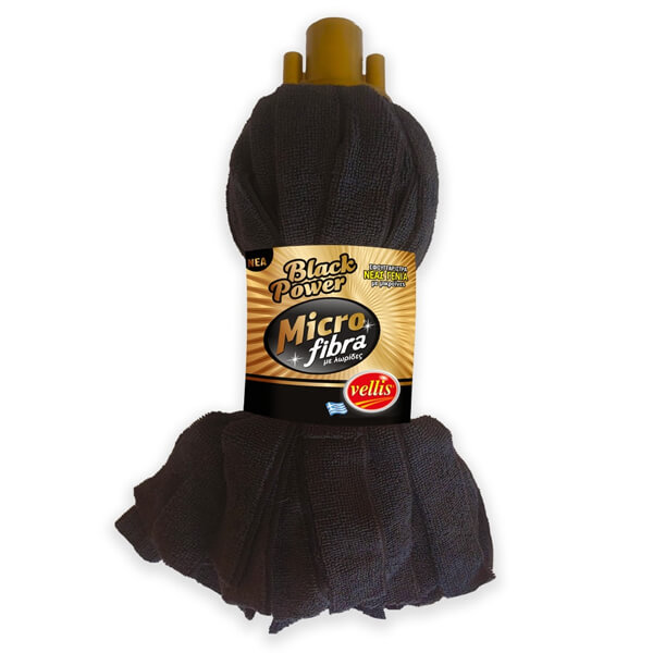 VELLIS ΣΦΟΥΓΓΑΡΙΣΤΡΑ ΜΙΚΡΟΦΙΜΠΡΑ ΜΕ ΛΩΡΙΔΕΣ BLACK POWER