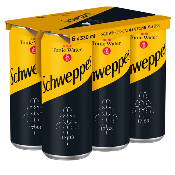 SCHWEPPES INDIAN TONIC WATER (6x330ml)