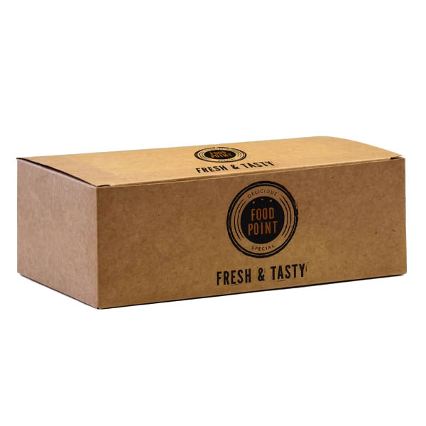 FOOD POINT ΧΑΡΤΙΝΟ ΚΟΥΤΙ LUNCH FC1 - (50τεμ.) (17x10x6cm)