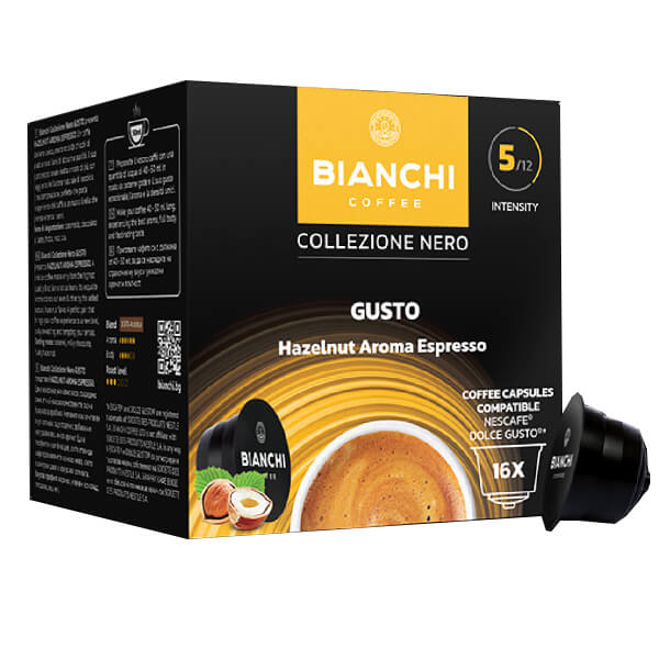 BIANCHI DOLCE GUSTO ESPRESSO CAPS (16τεμ.x7gr.) - (HAZELNUT)
